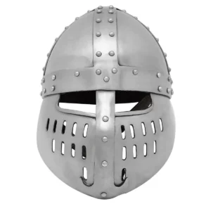 Norman Spangenhelm Helmet with Face Guard & Leather Liner