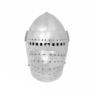 14th Century Bascinet Helmet Full Visor