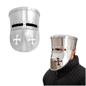 12th Century Knights Templar Crusader Helmet