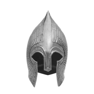 Gondorian Medieval Steel Helmet with Leather Liner 18 Gauge Antique Finish | LOTR Fantasy Replica Armor
