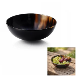 Handcrafted Natural Horn Bowl