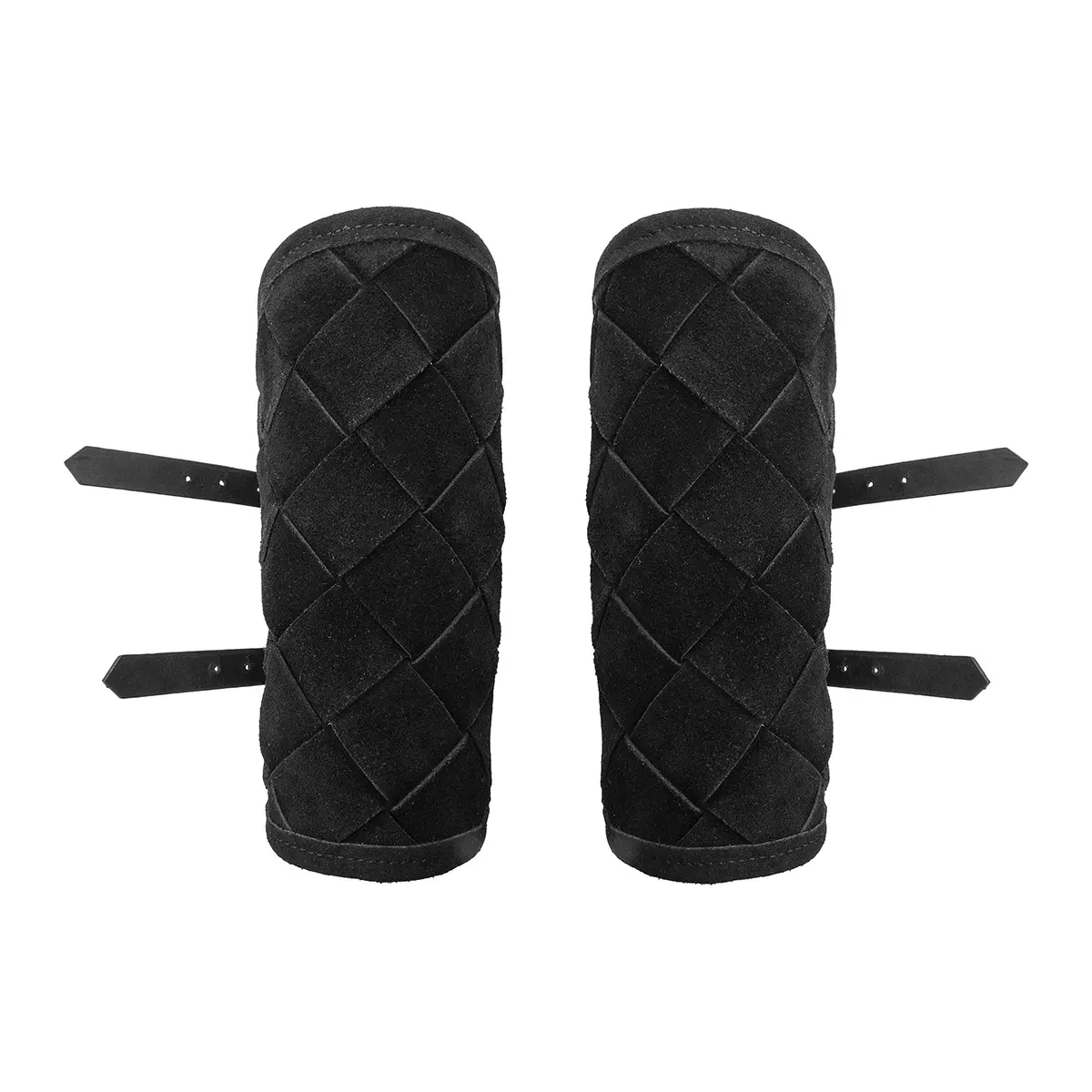 suede leather bracers