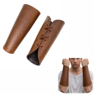 Leather bracers