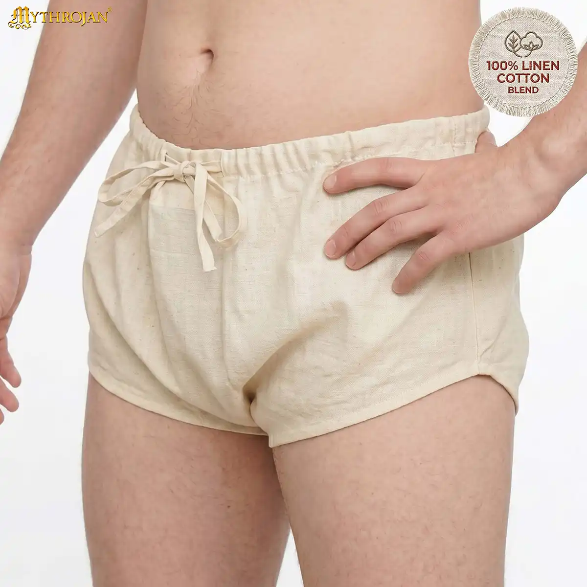 Medieval Braies Linen Cotton - Image 4
