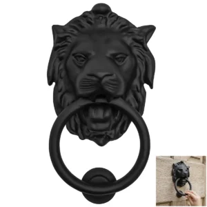 Medieval Lion Iron Door Knocker