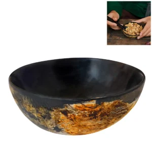 Handcrafted Viking Horn Bowl