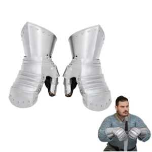 Medieval Maximilian Mitten Gauntlets 16 gauge