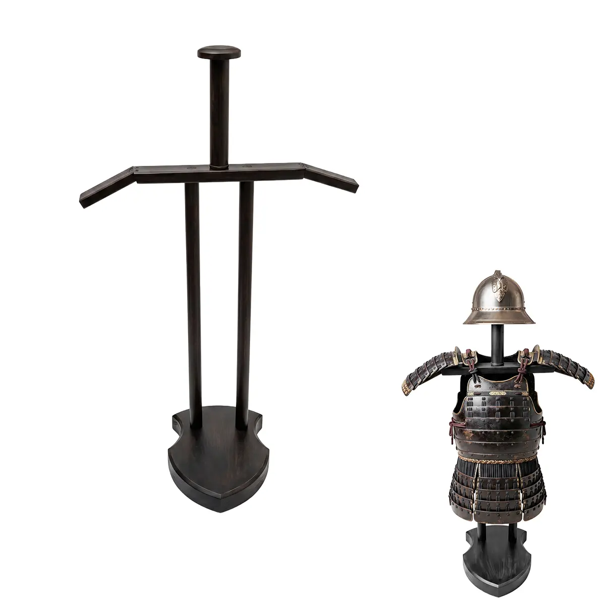 wooden armor stand